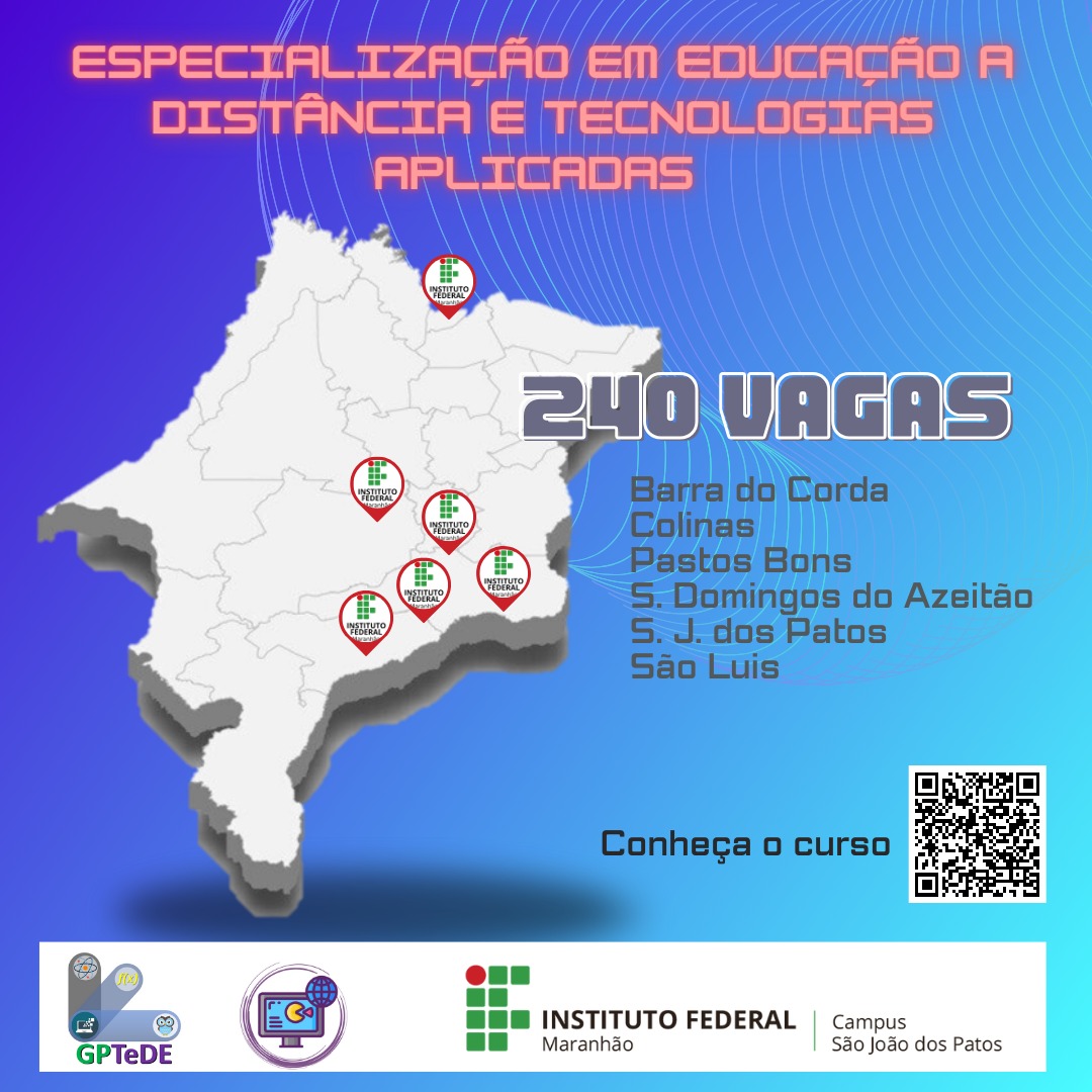 CURSO DE ESPECIALIZAÇÃO EM EDUCAÇÃO À DISTÂNCIA E TECNOLOGIAS APLICADAS